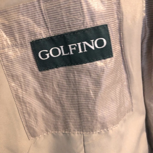 Women’s Golfino jacket in light tan/gold- size 12 - Picture 5 of 7